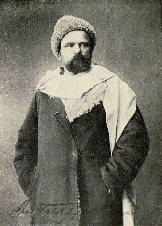 Фотопортрет Владимира Алексеевича Гиляровского, 1880-е годы.